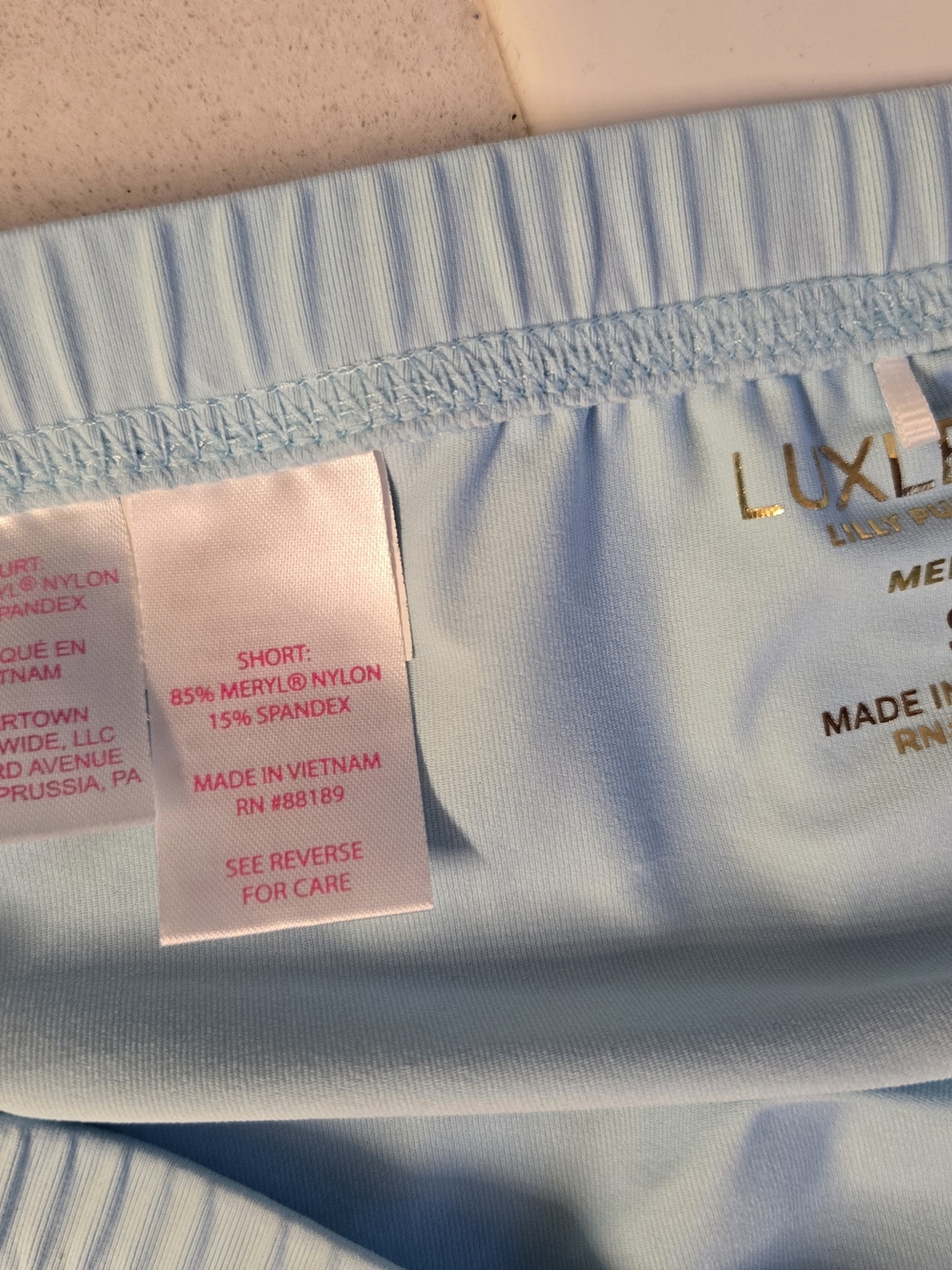 Lilly Pulitzer " In All Her Glory" Luxletic Bacio Active Short Set - Picture 4 of 6